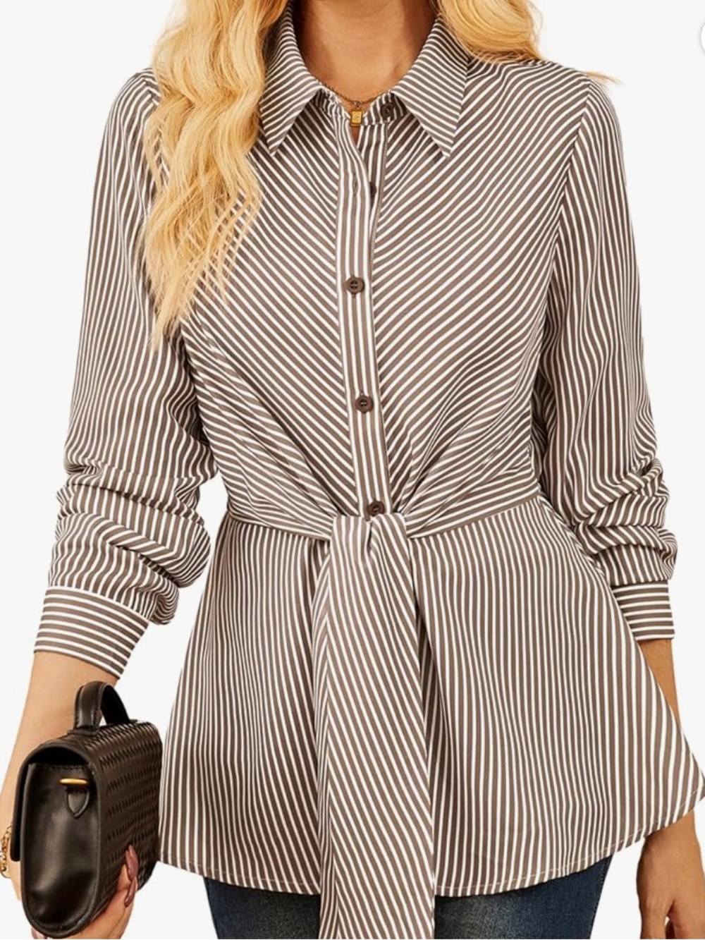 Tie front top